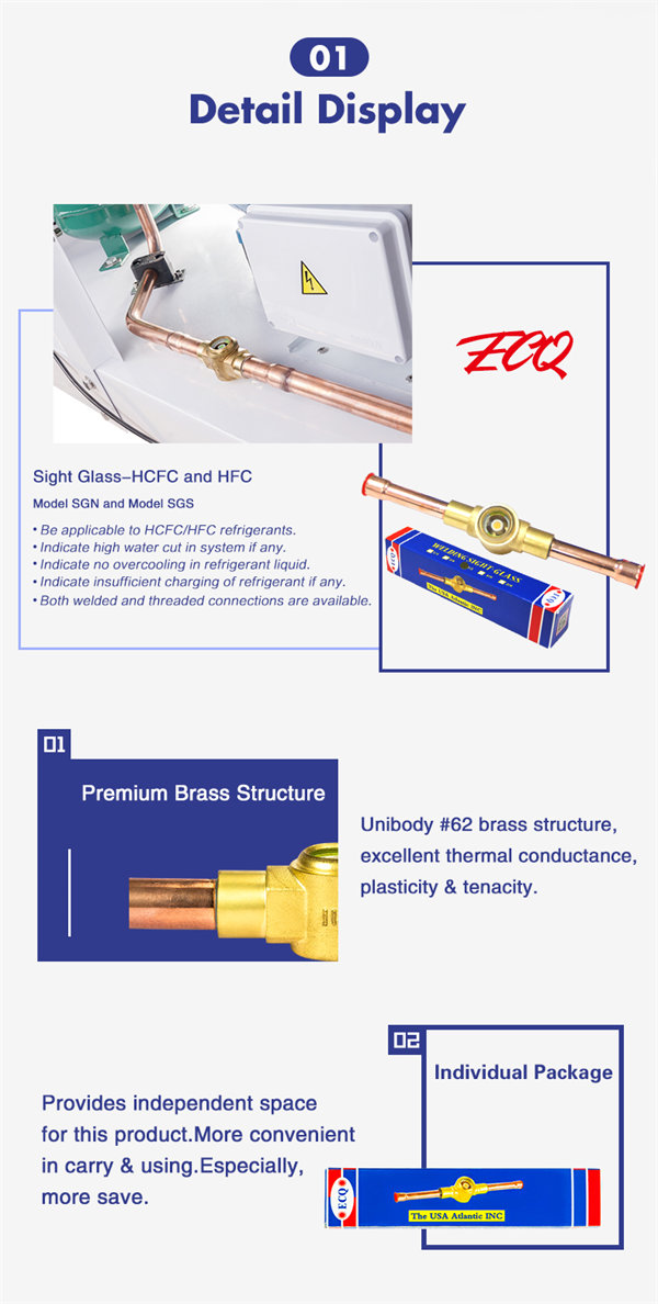 refrigerant sight glass