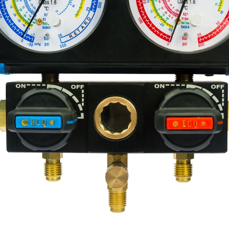 suitable for R134, R22, R404A , R410 manifold gauge E-501